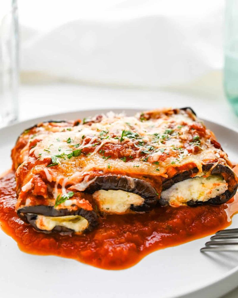 Baked Eggplant Rollatini