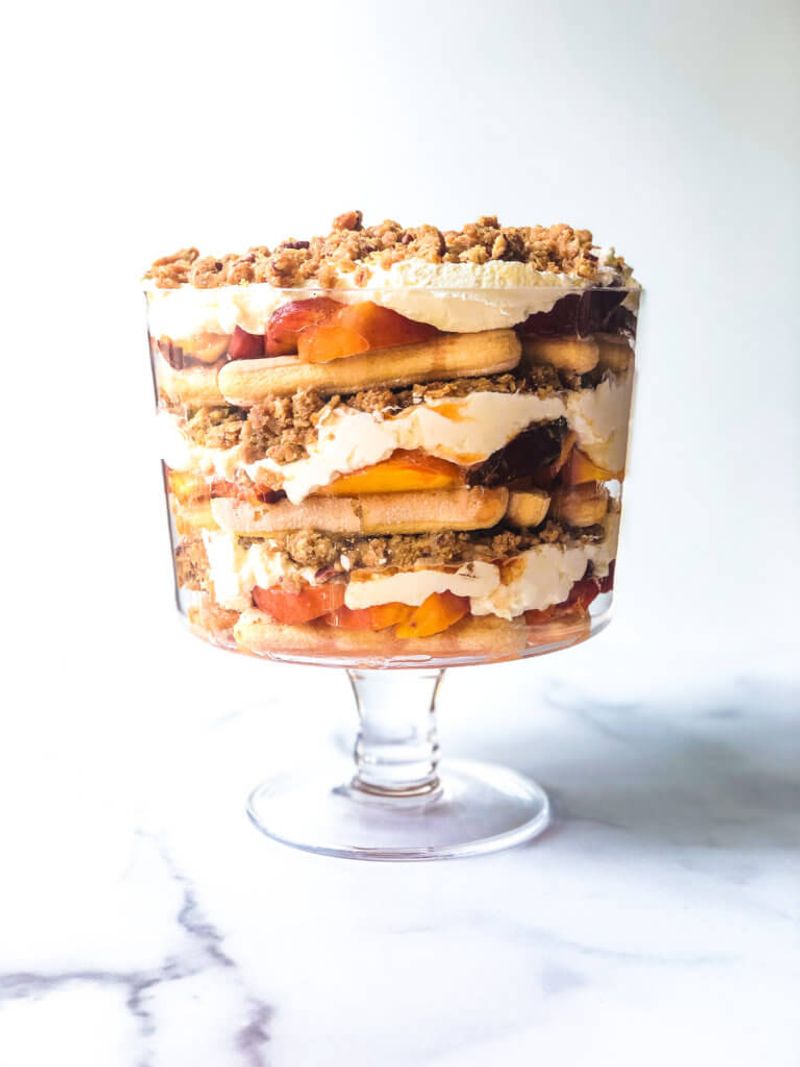Peach Cobbler Trifle