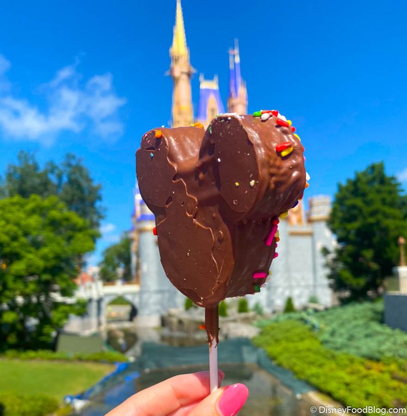 Mickey Chocolate-Covered Marshmallow Wand