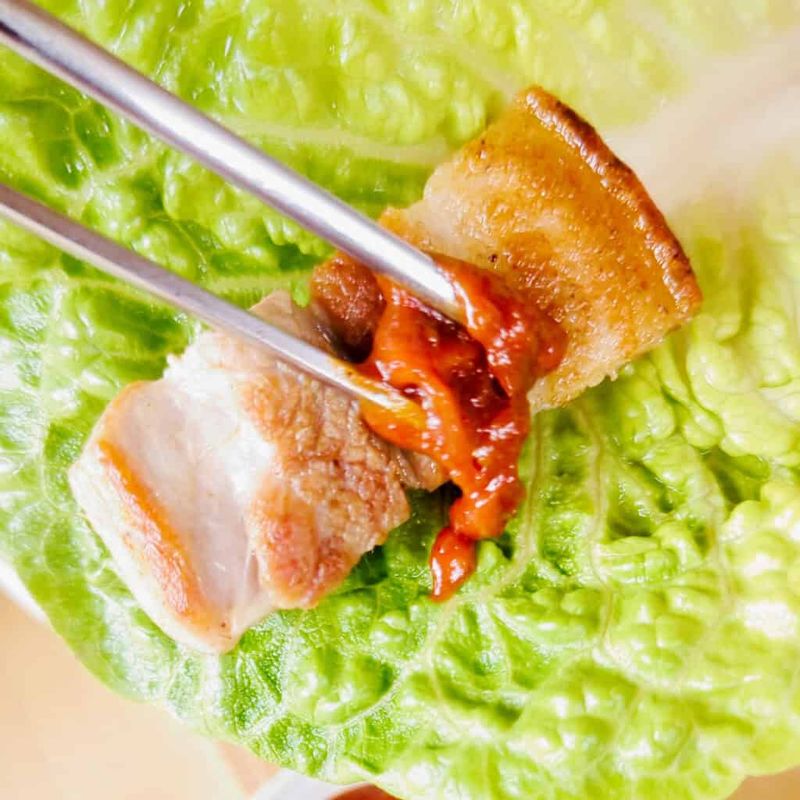 Samgyeopsal (pork belly)
