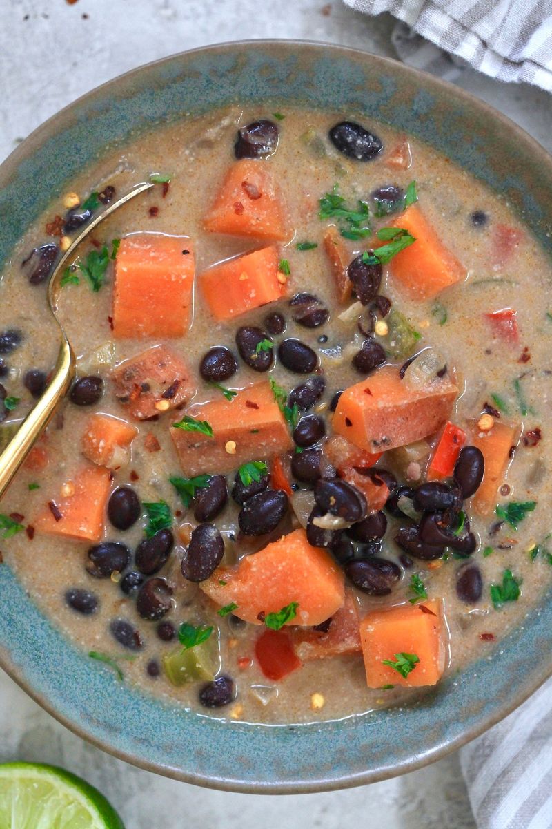 Black Bean And Sweet Potato Soup