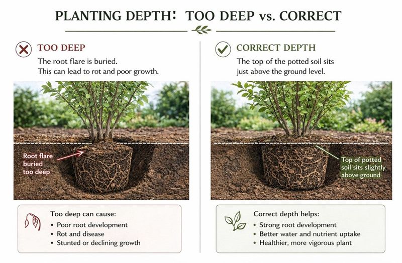 Incorrect Planting Depth