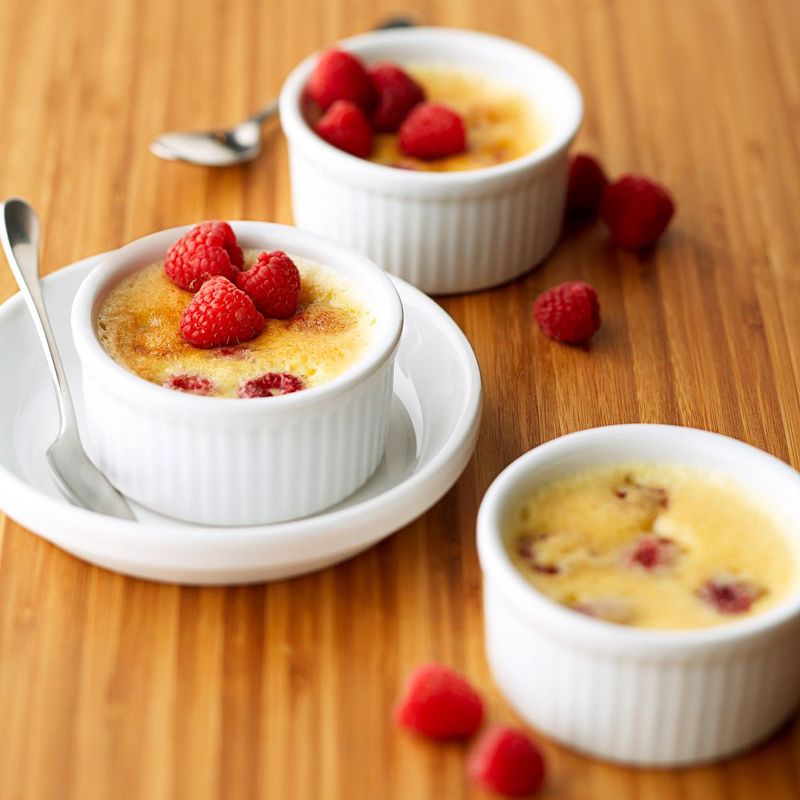 Raspberry Creme Brulee