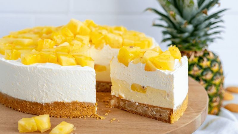 Pineapple Mousse Dessert