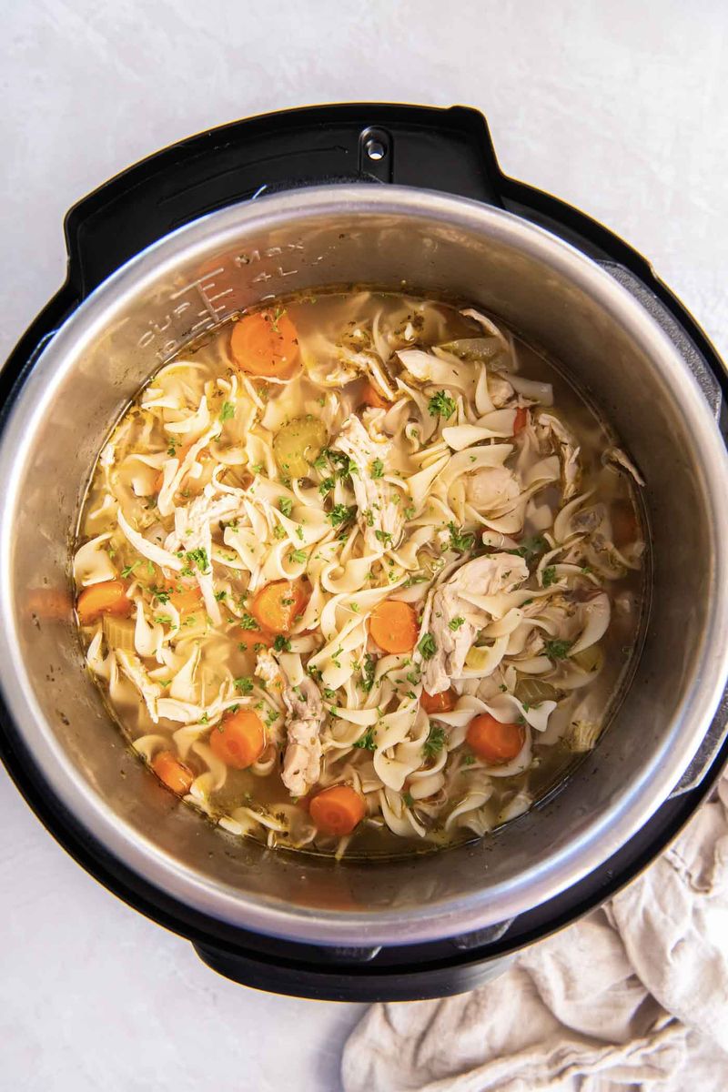 Instant Pot Chicken Noodle Soup