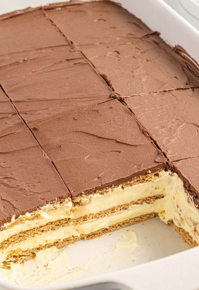 No-Bake Vanilla Pudding Icebox Cake