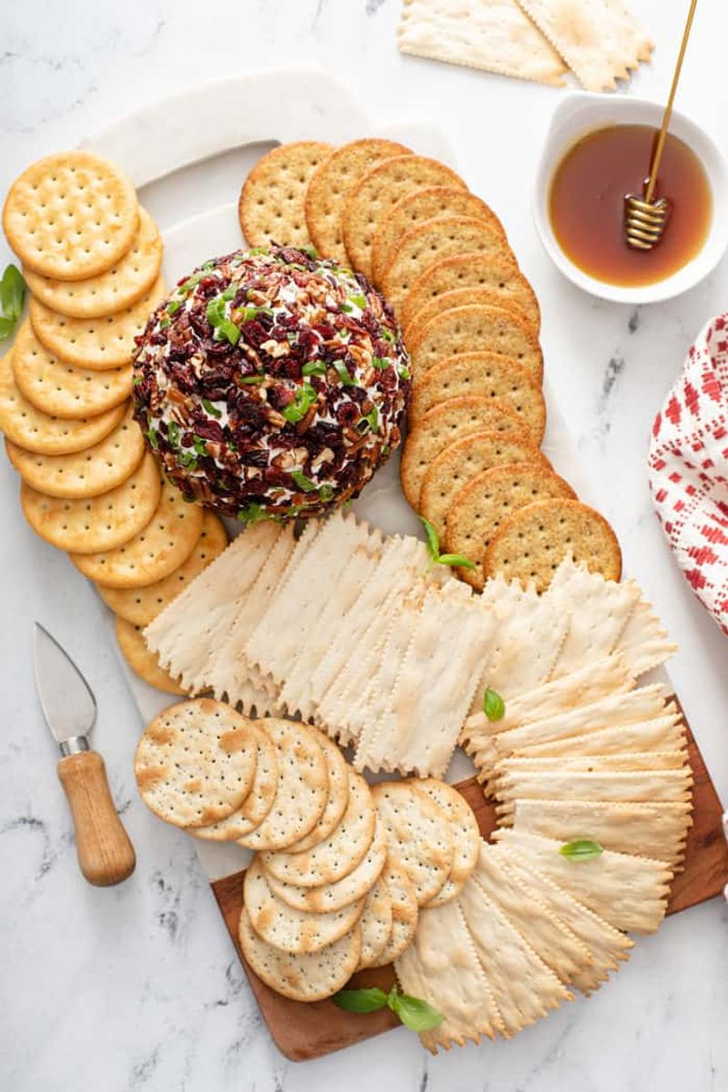 Cranberry Pecan Goat Cheese Ball