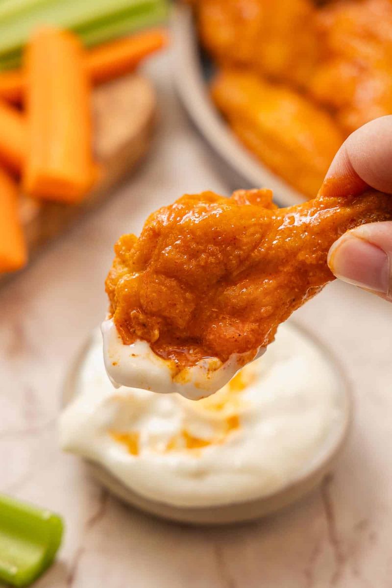 Wings with the perfect sauce