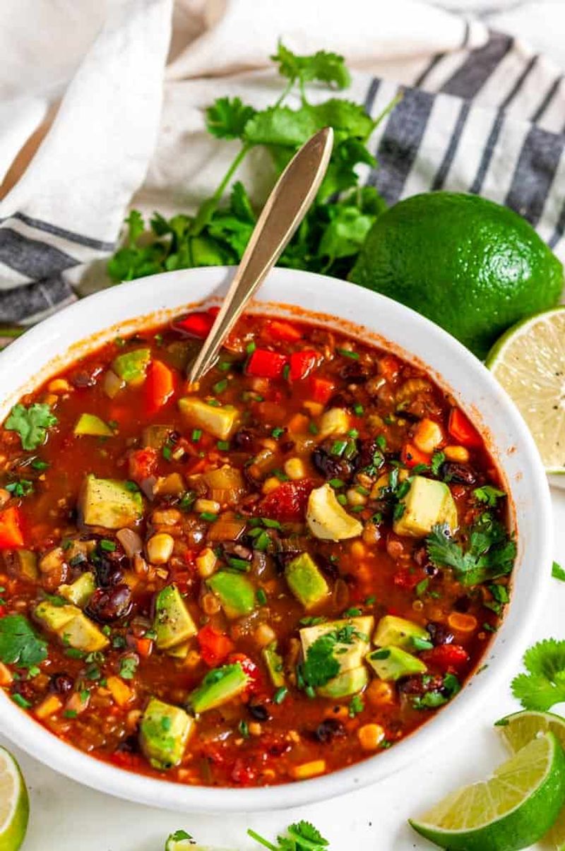 Black Bean Tortilla Soup