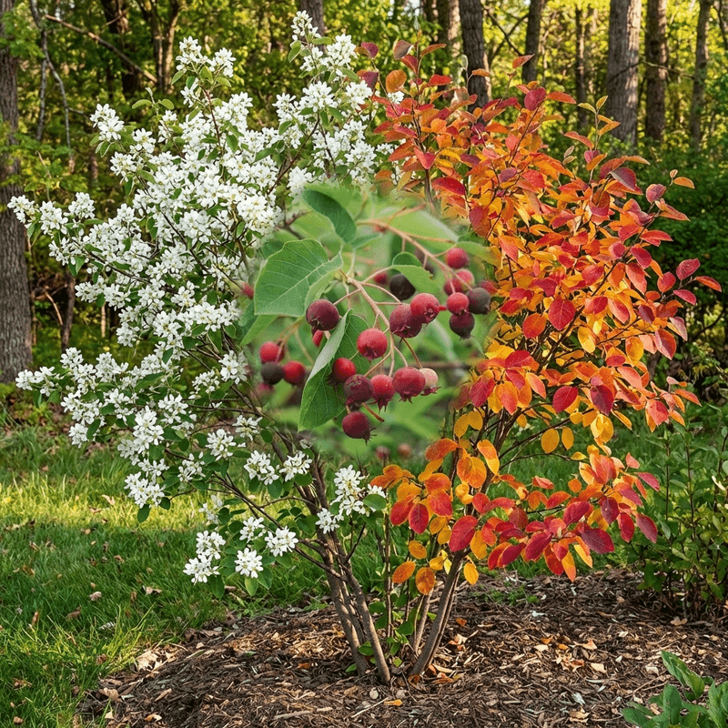 Serviceberry (Amelanchier arborea)