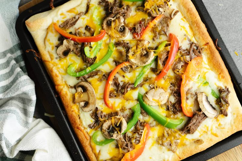 Season Shaved Beef for Pizza