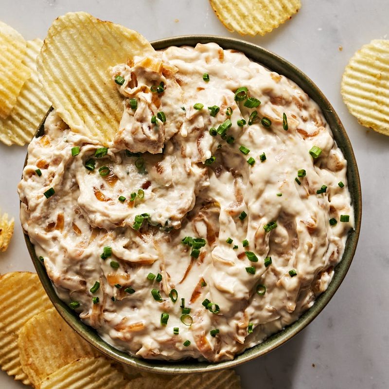 French Onion Dip with Cream Cheese
