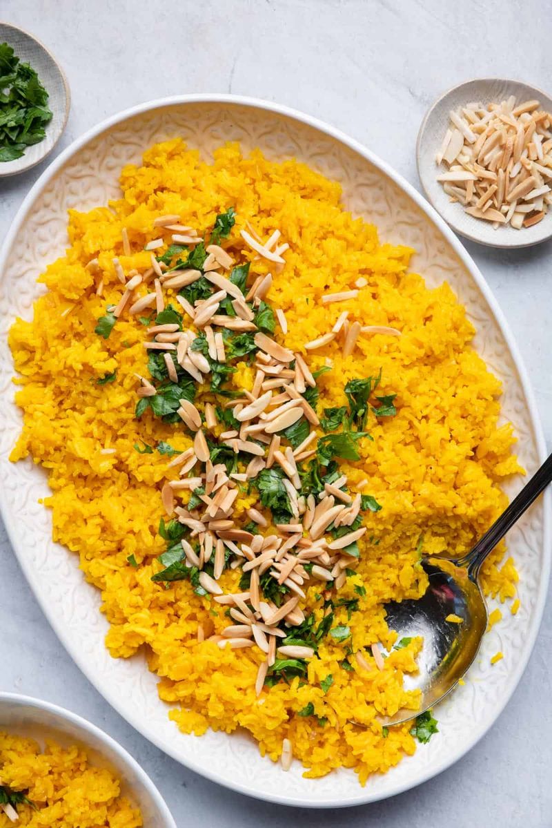 Turmeric Spiced Rice Pilaf