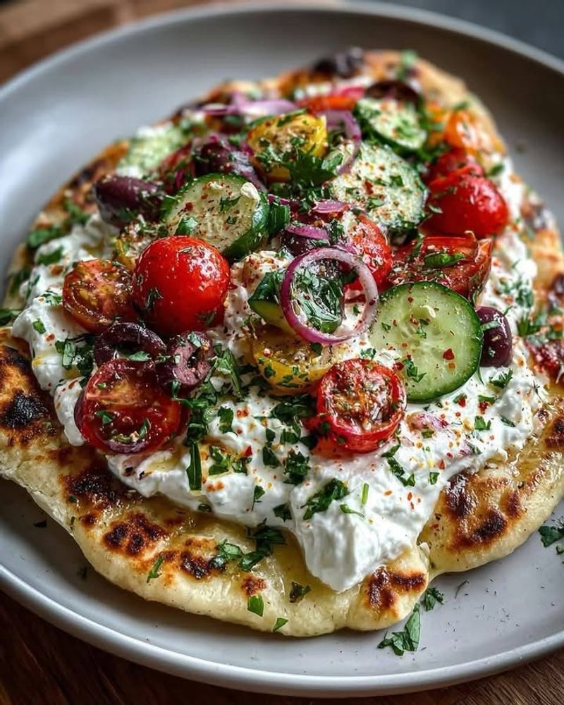 Greek-Style Flatbread