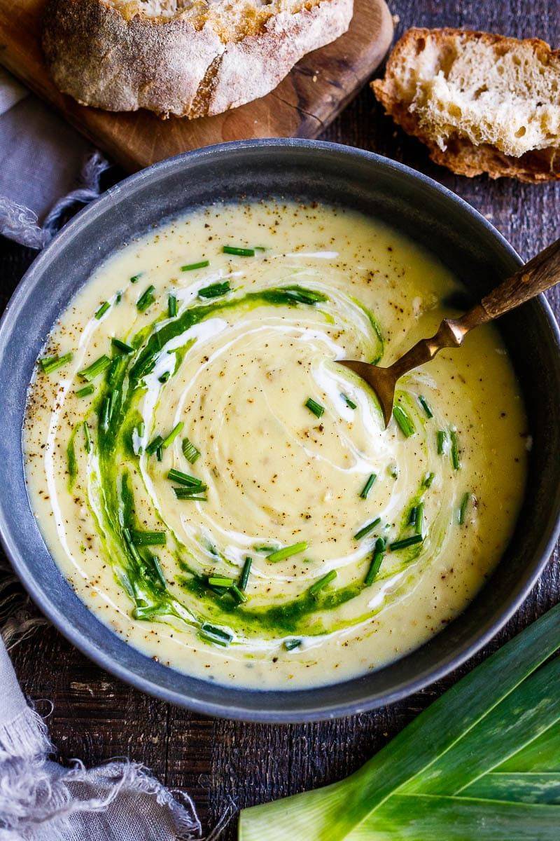 Potato and leek soup