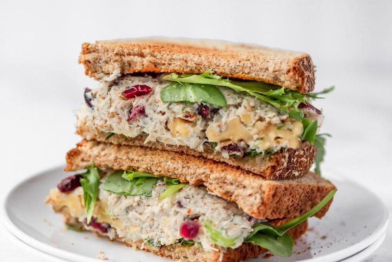 Cranberry-Walnut Chicken Salad