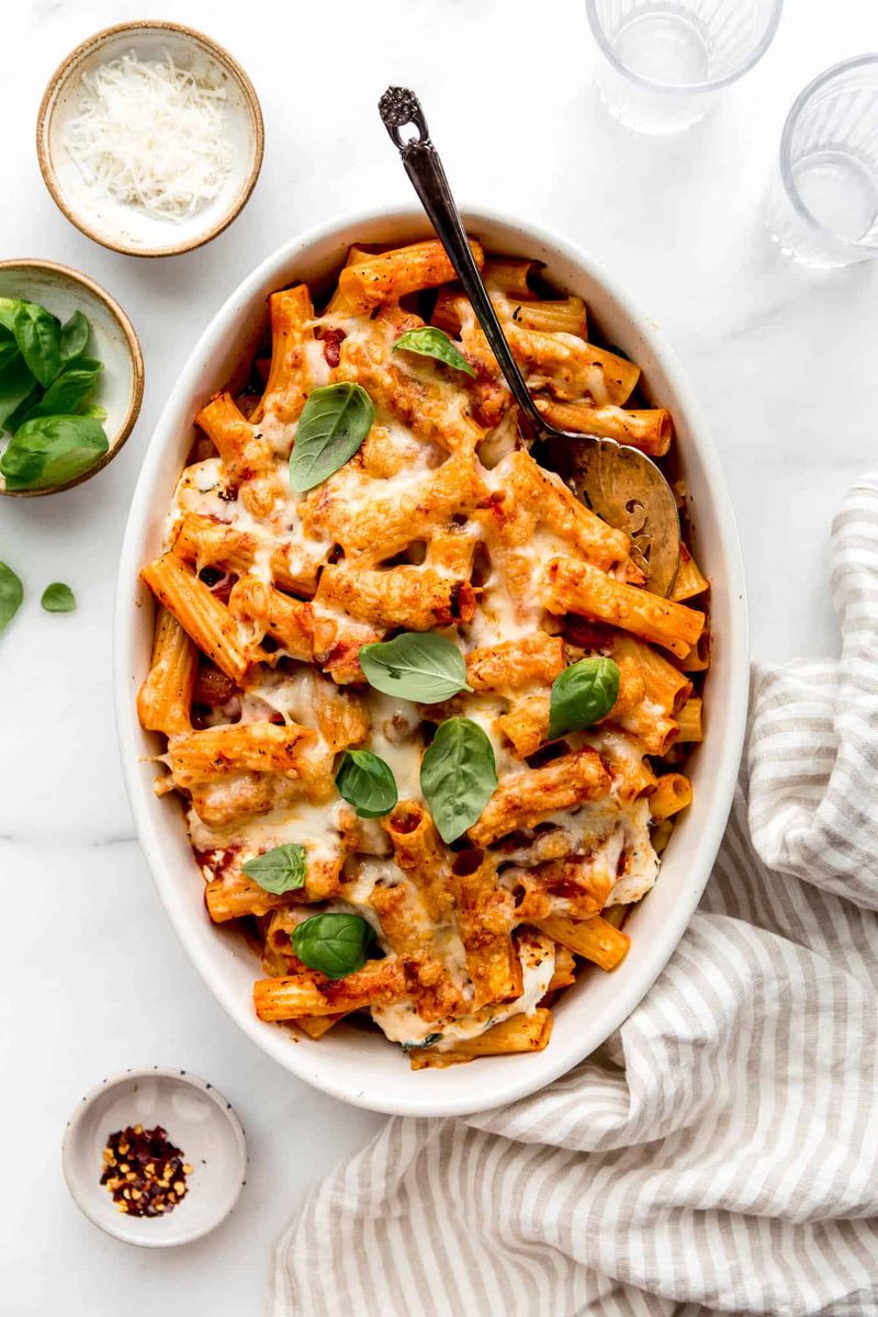 Baked Ziti With Vegetables