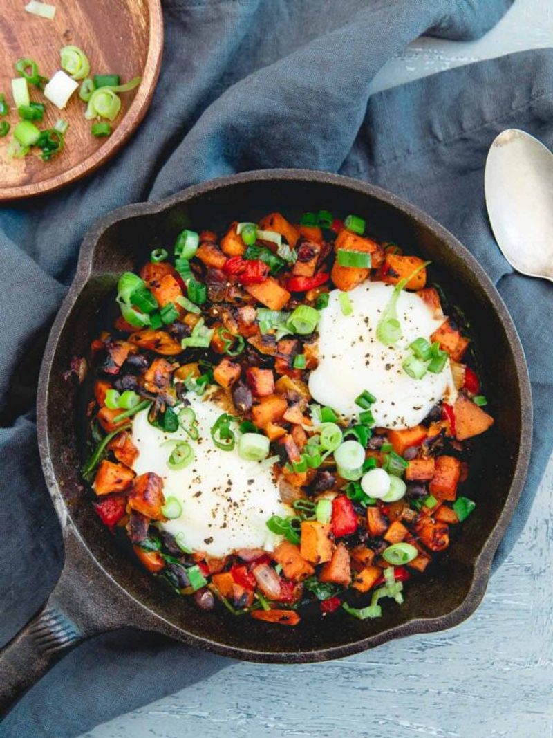 Kimchi breakfast hash