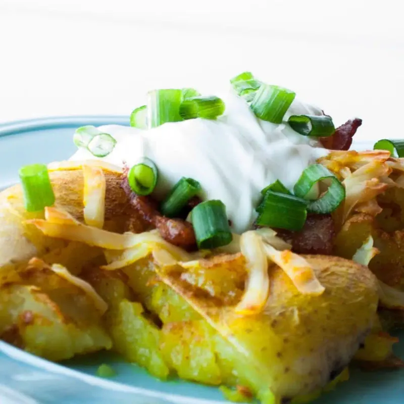 Loaded Baked Potato Style Wedges