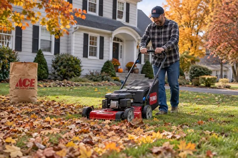 Dry leaves make the cleanest cut