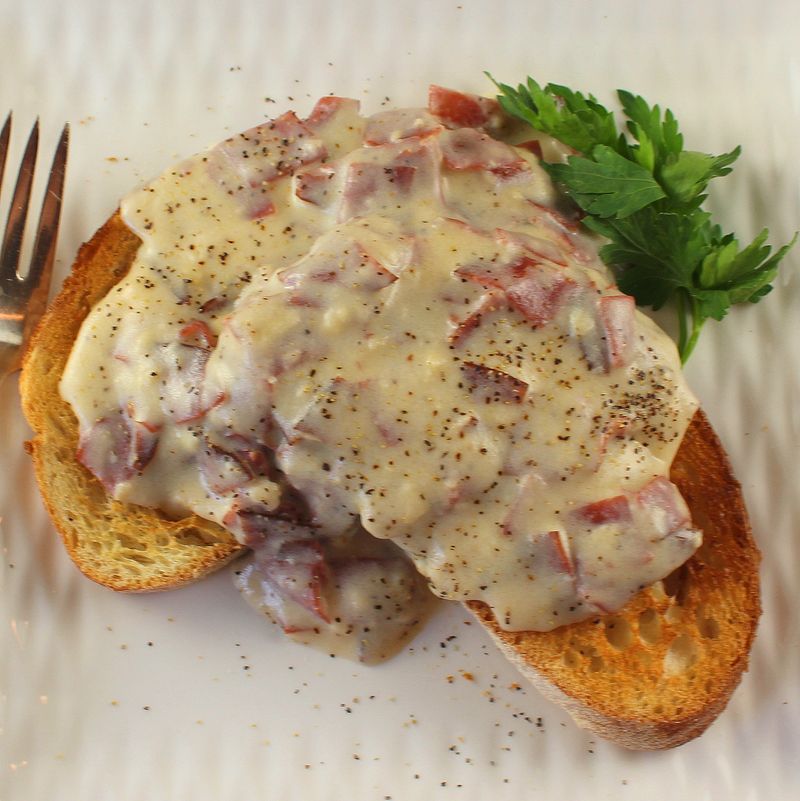 Creamed Chipped Beef On Toast