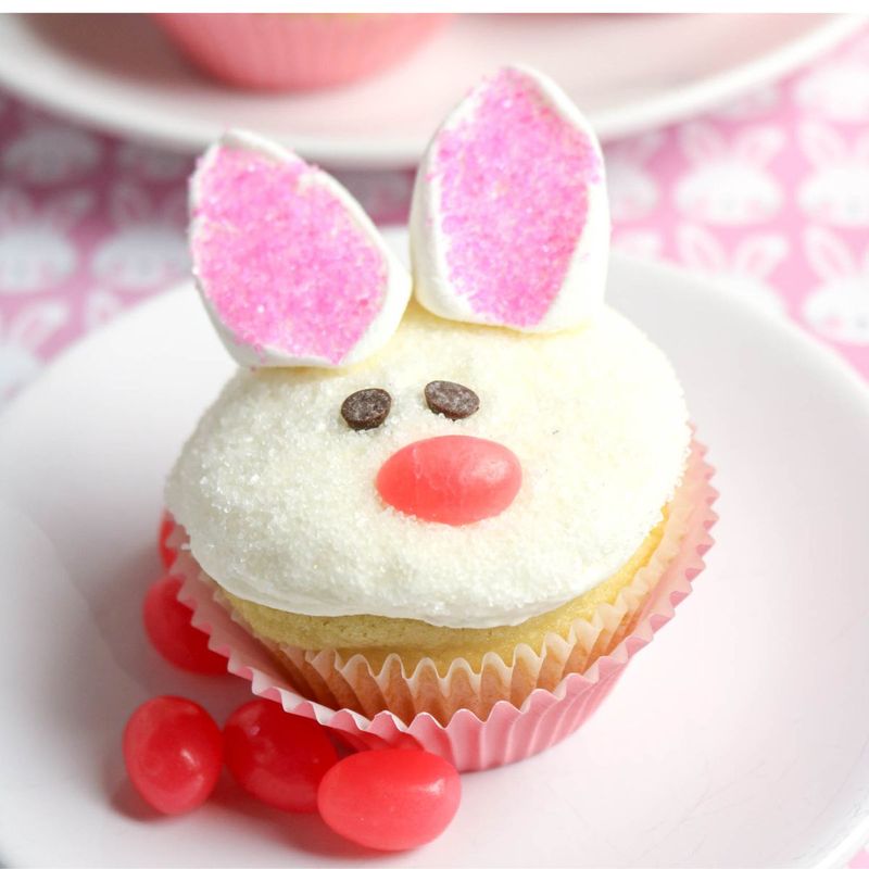 Bunny-Topped Cupcakes