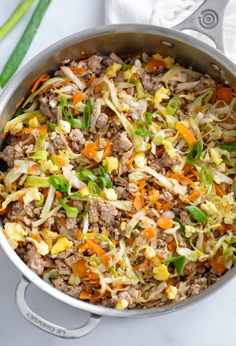 Chicken Egg Roll in a Bowl