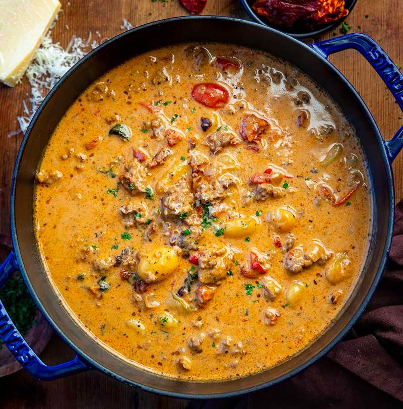 Sausage Gnocchi Soup