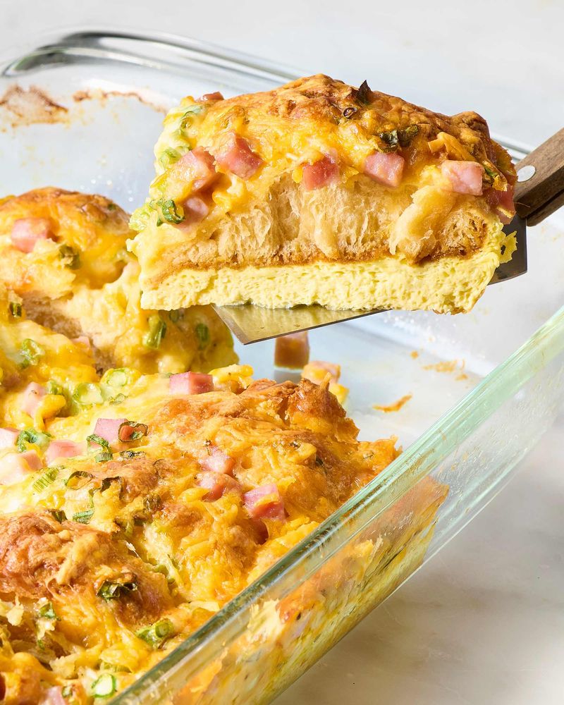 Make-Ahead Overnight Crescent Roll Breakfast Casserole