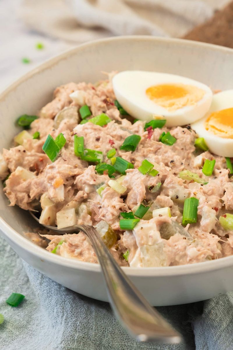 Southern-Style Tuna Salad with Hard-Boiled Eggs