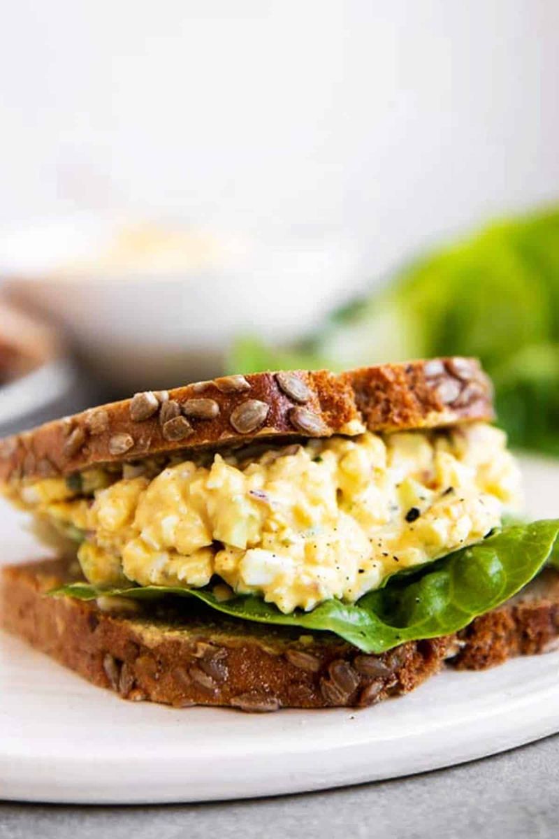 Healthier Egg Salad Sandwich