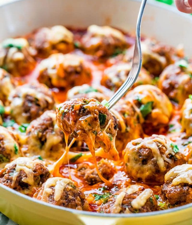 Taco Meatball Bake