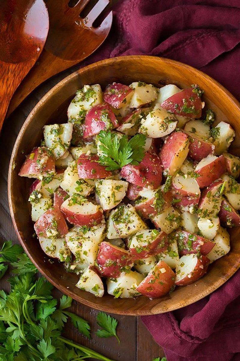 Roasted Garlic Potato Salad