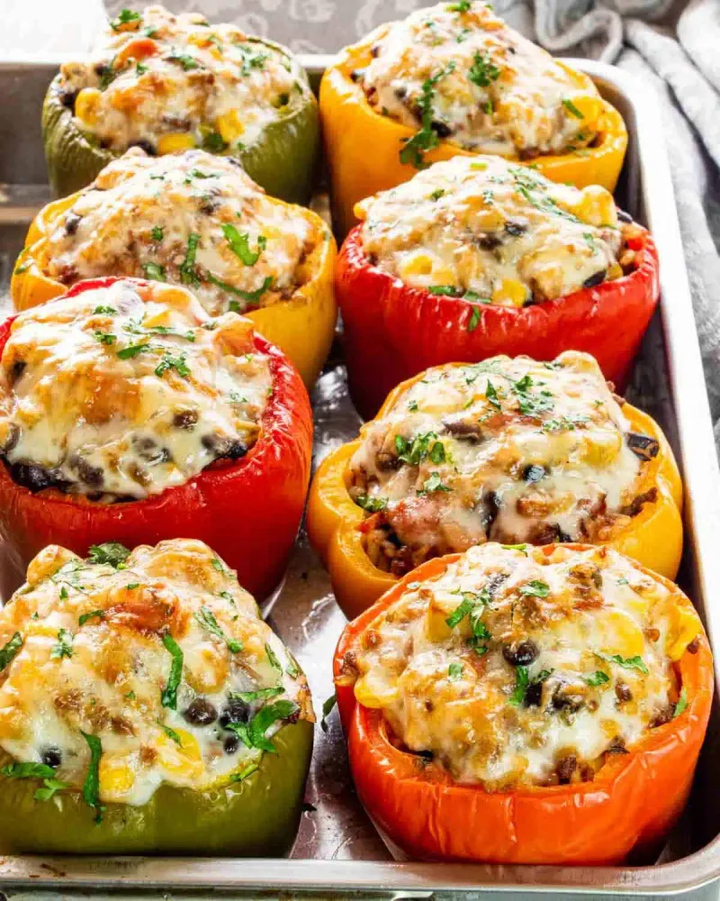 Lightened-Up Stuffed Peppers