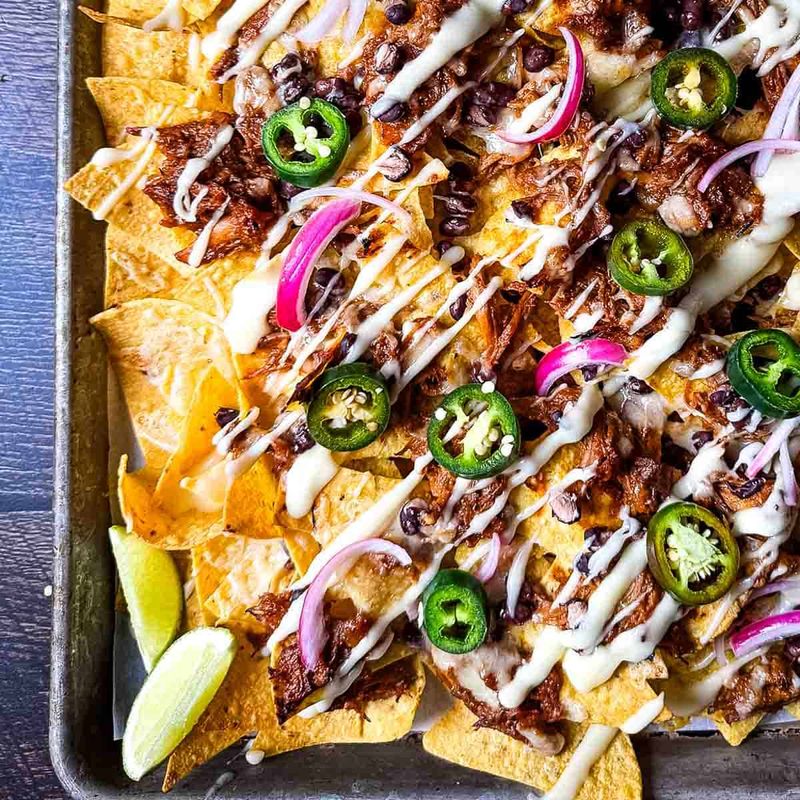 BBQ Pulled Pork Nachos
