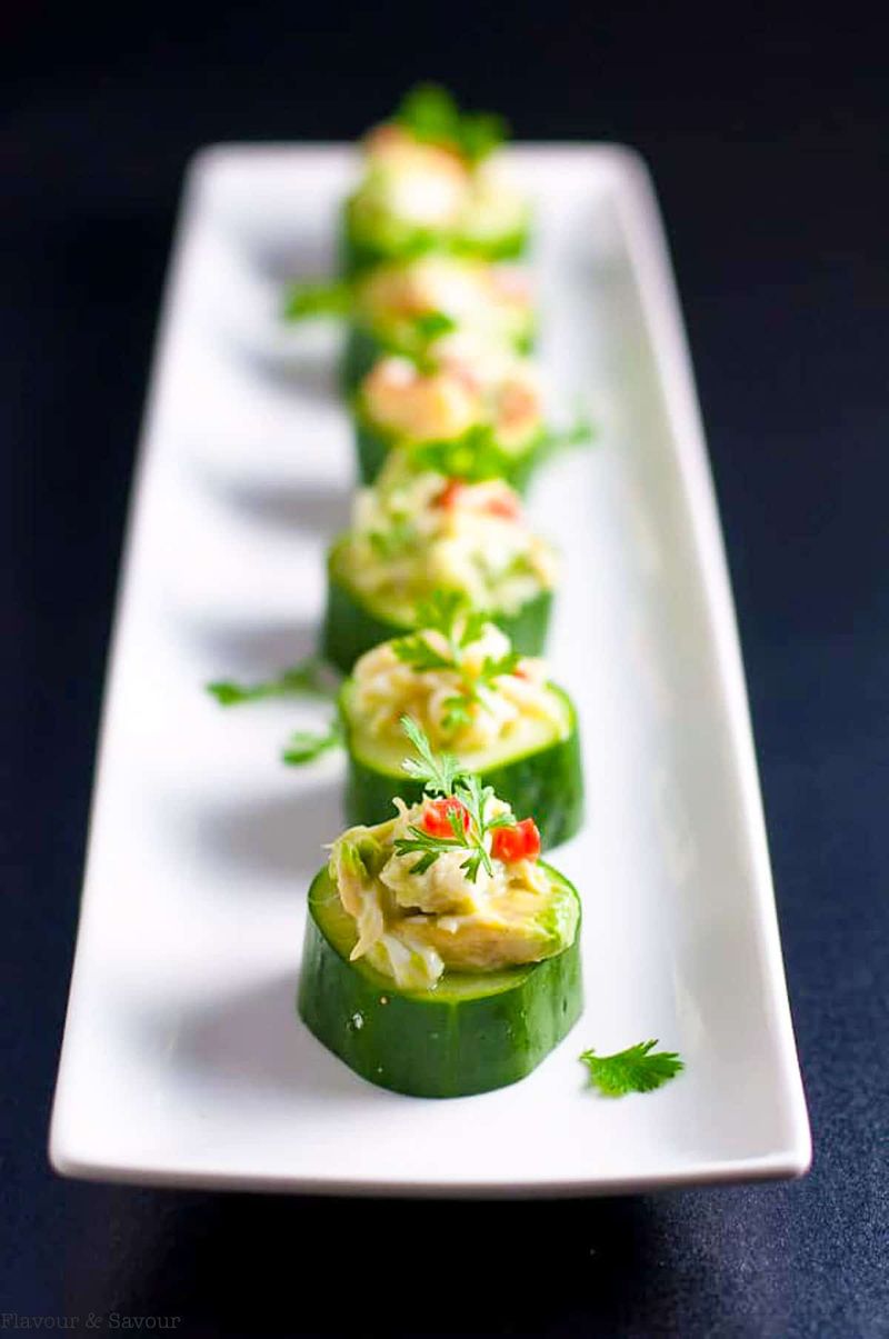 Cucumber Salsa Cups