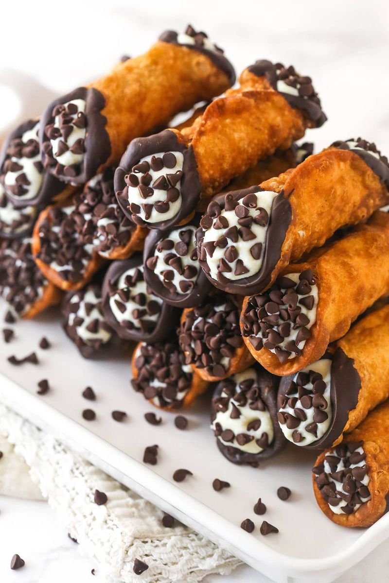 Chocolate Dipped Cannoli