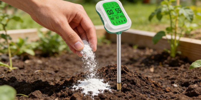 Use ash only when the soil report supports it