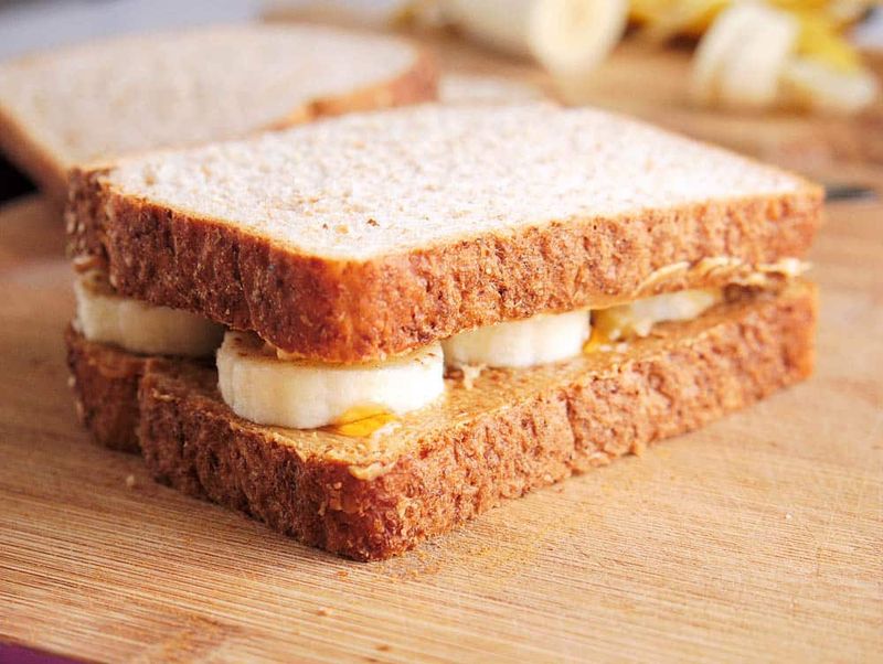 Peanut Butter and Banana Sandwich