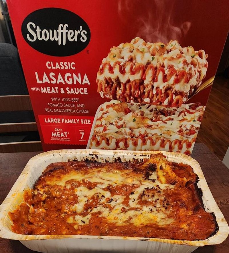 Stouffer’s Classic Lasagna (meat sauce)