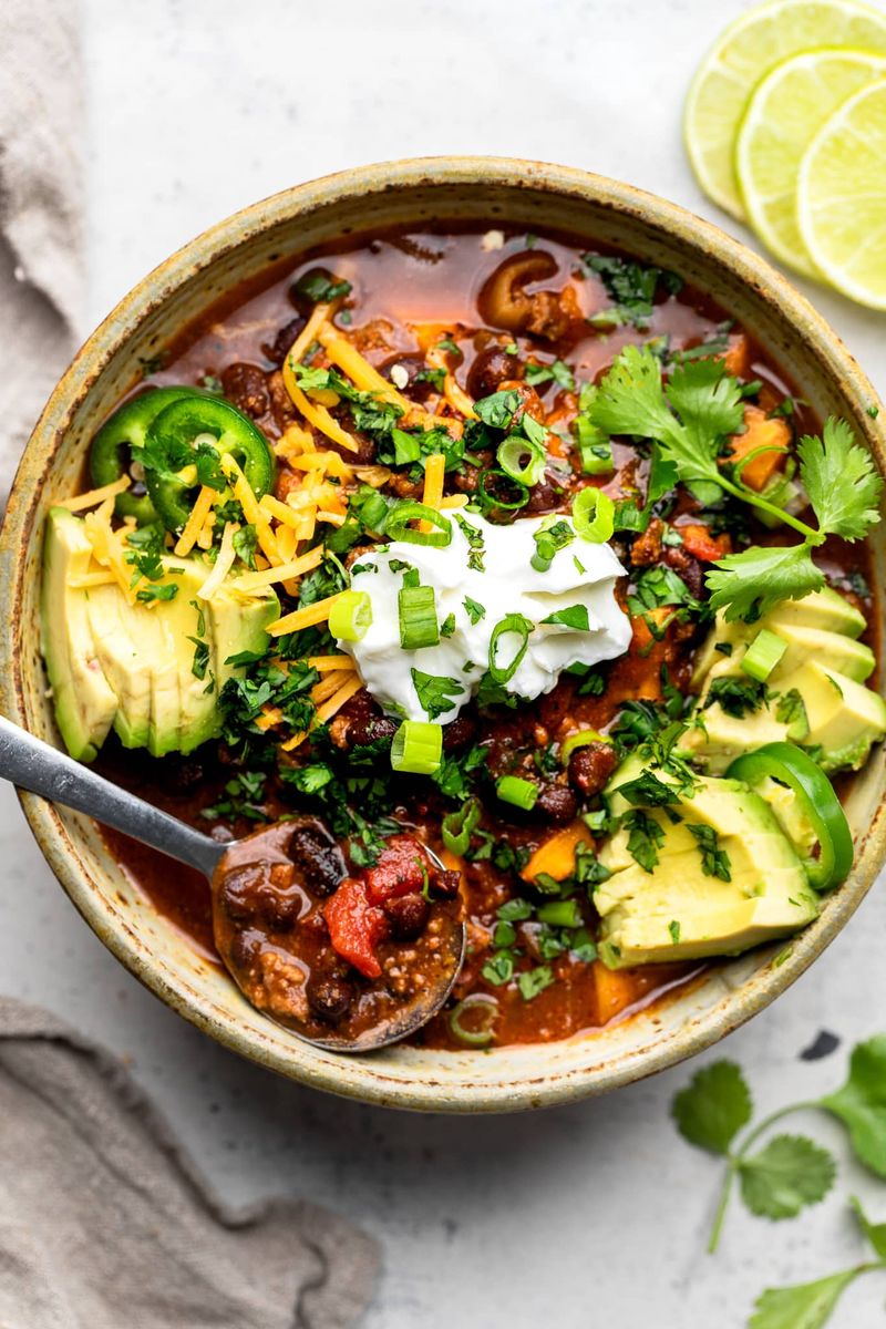 Black Bean and Sweet Potato Chili