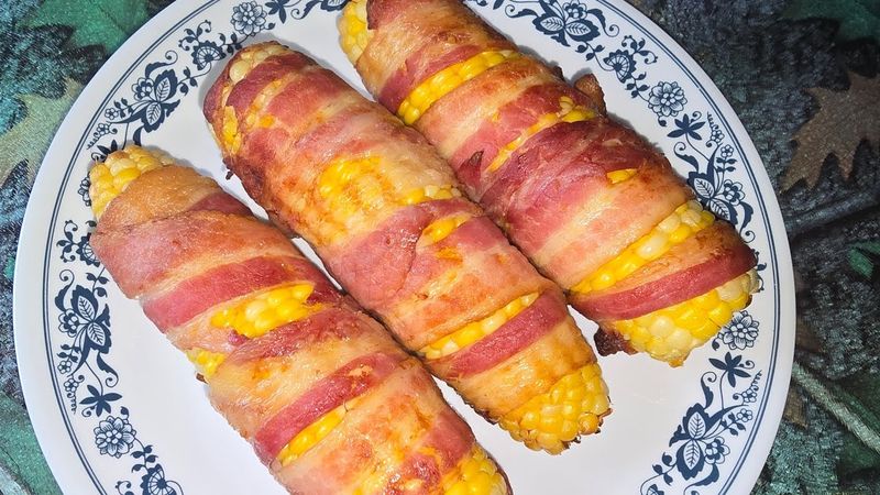 Iowa: Bacon-Wrapped Corn on the Cob