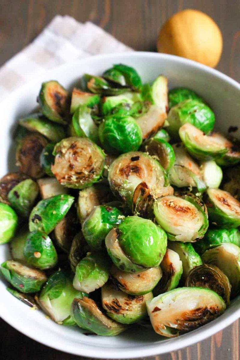 Brussels Sprouts With Lemon And Olive Oil