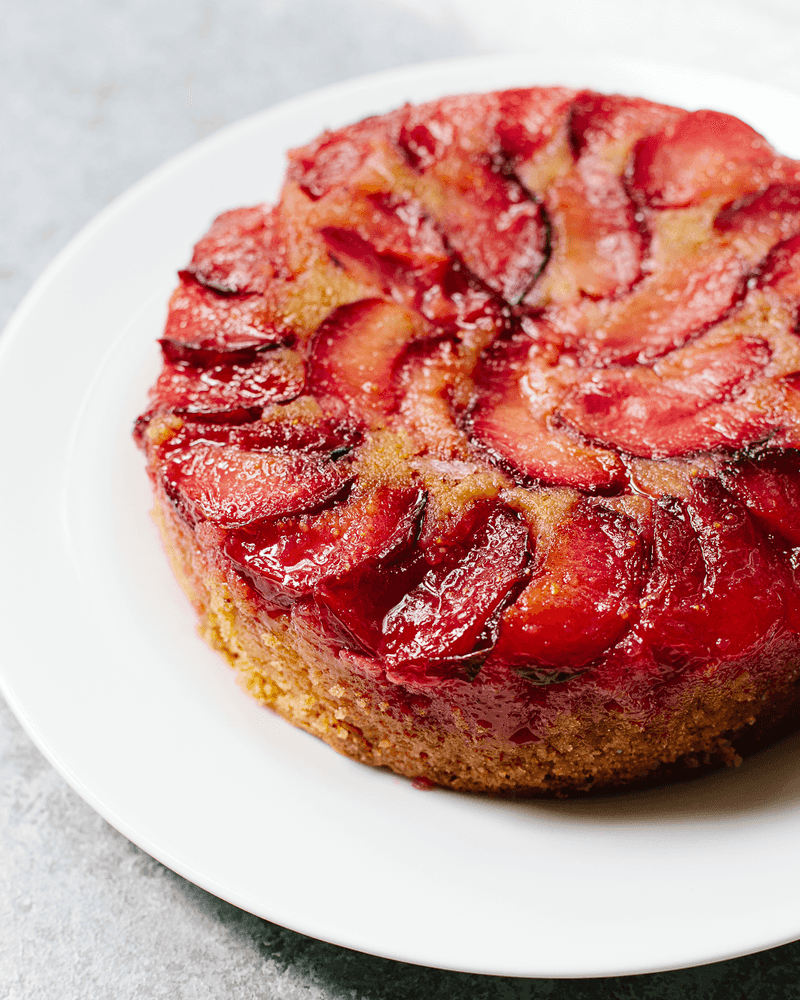 Plum Upside-Down Cake
