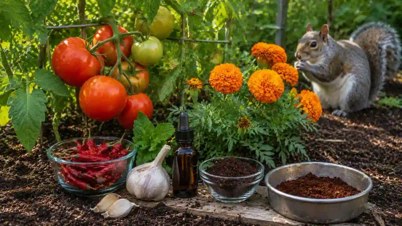 Capsaicin deters through contact rather than scent