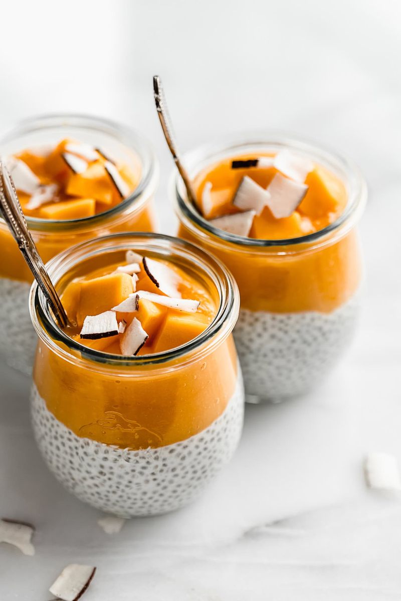 Mango Coconut Chia Pudding