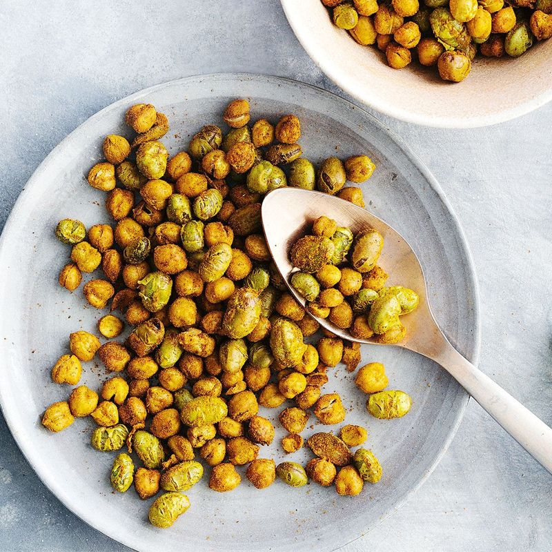 Roasted Chickpeas or Edamame
