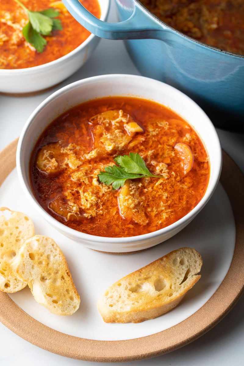 Garlic Soup (Sopa de Ajo Style)