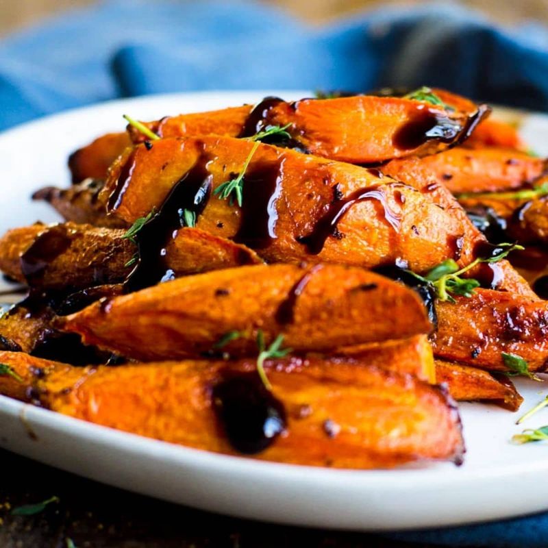 Roasted Carrots With Balsamic