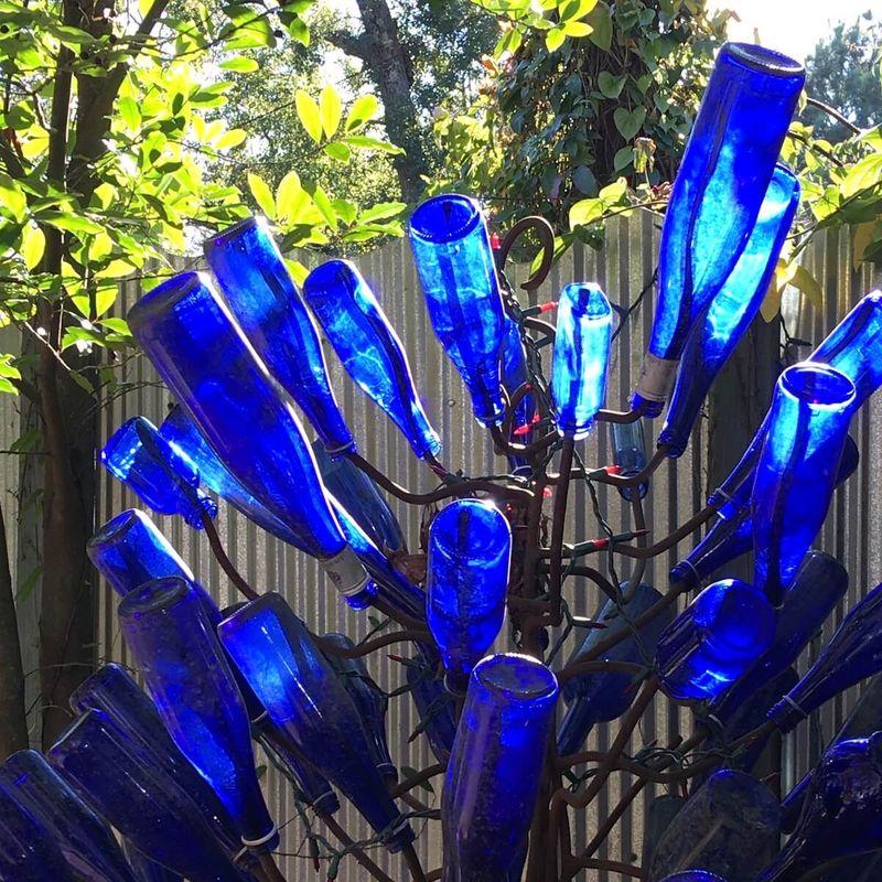 The tradition also lives on as garden art